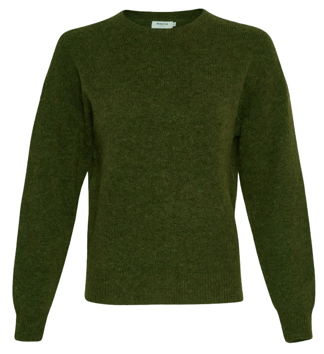 Moss copenhagen trui groen hot sale